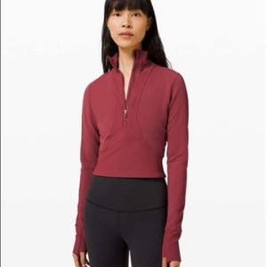 Lululemon take it in stride half zip